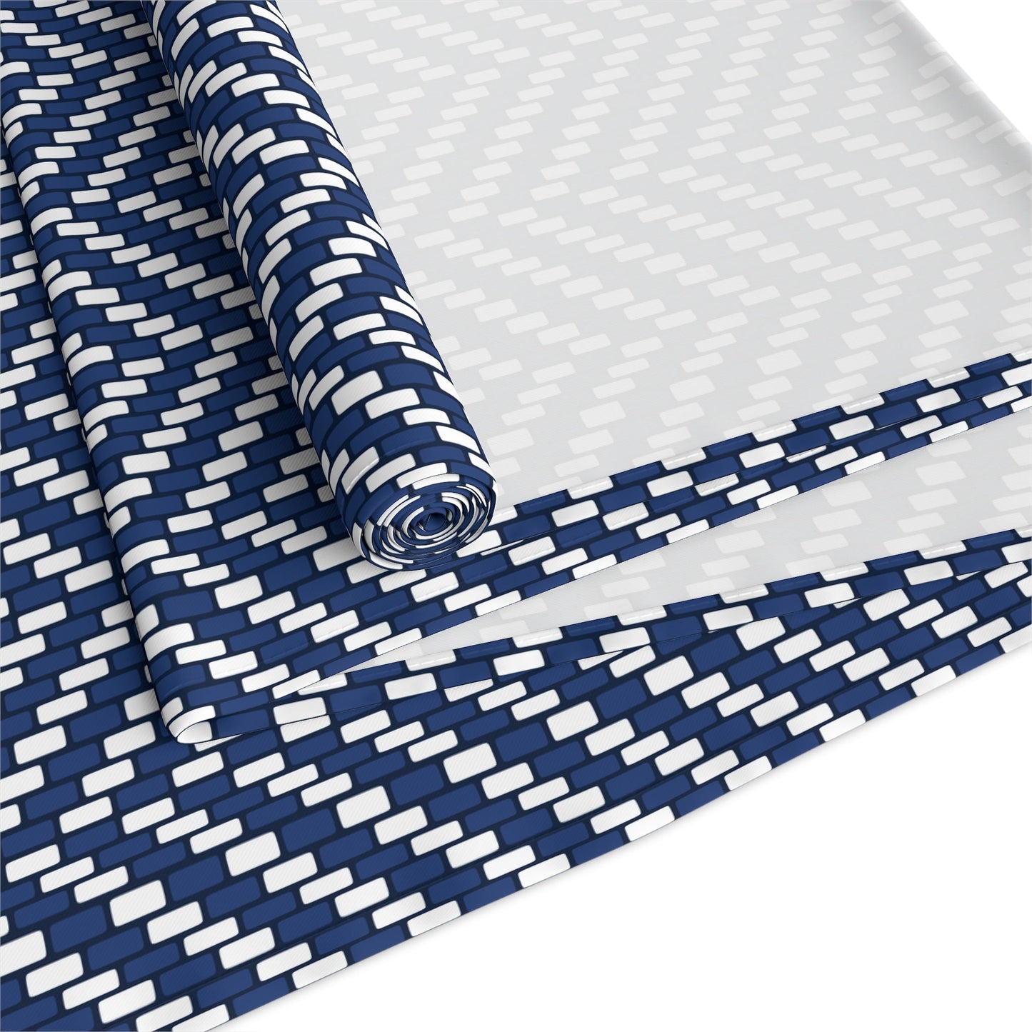 Table Runner | Navy & White | Herringbone