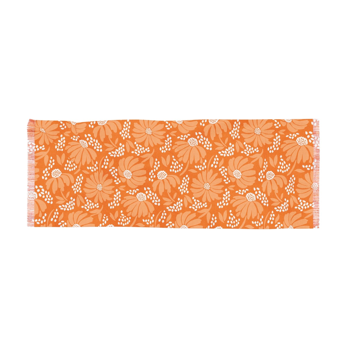 Scarf | Orange & White | Bellis