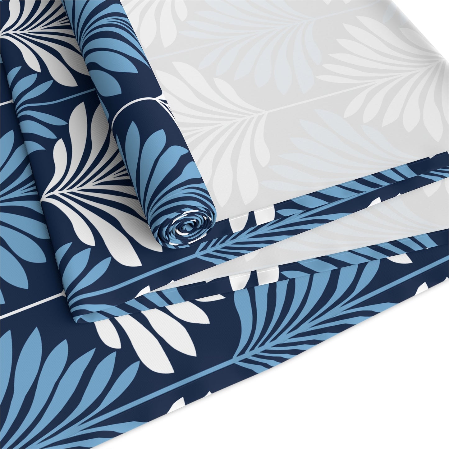 Table Runner | Light Blue & White | Deco