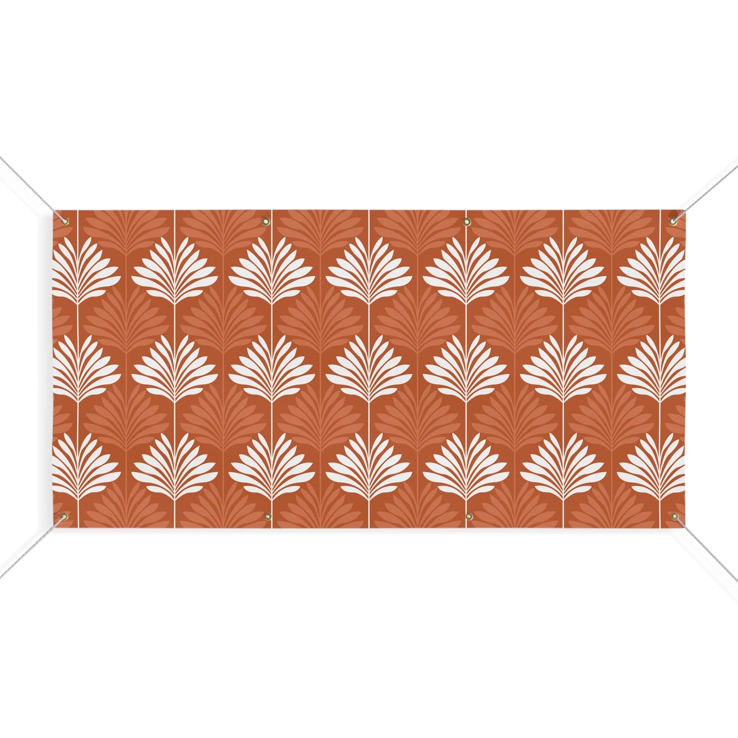 Banner | Dark Orange & White | Deco