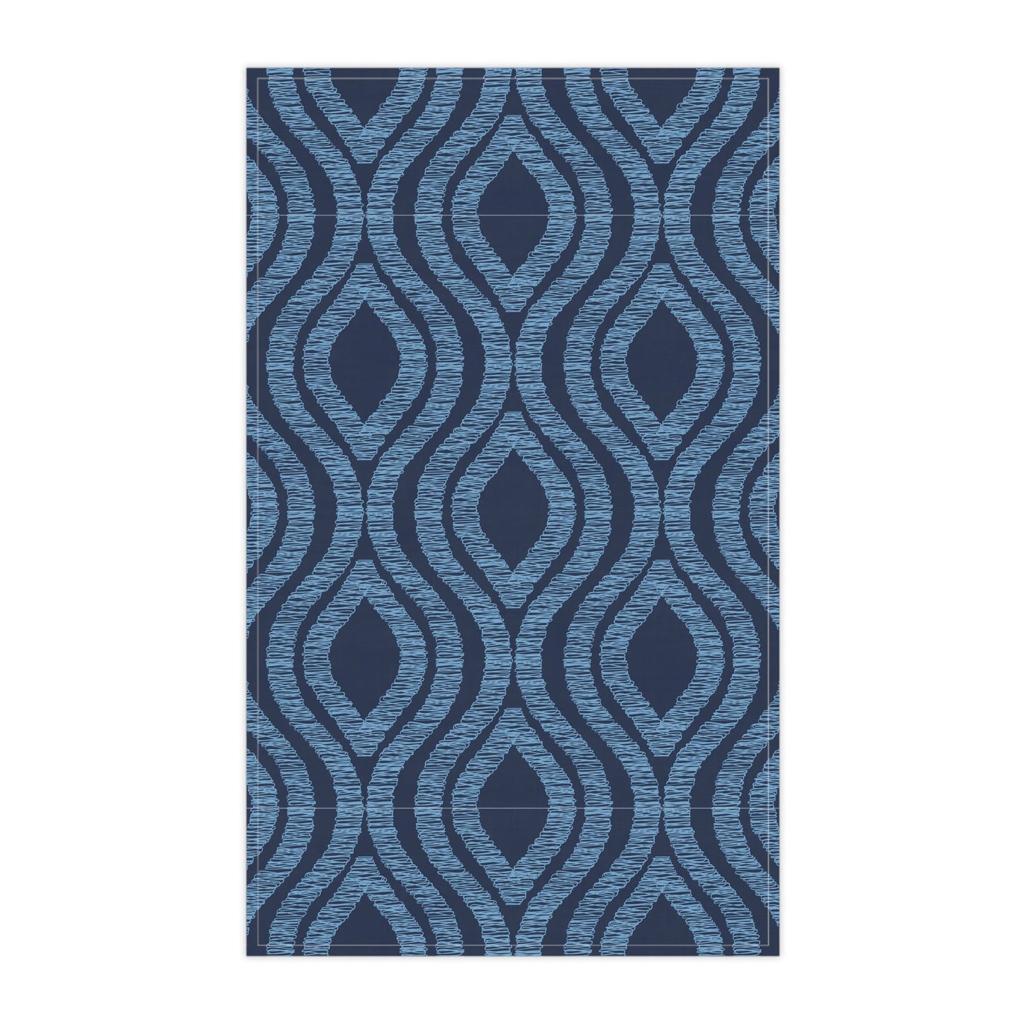 Tea Towels | Light Blue & White | Ogee
