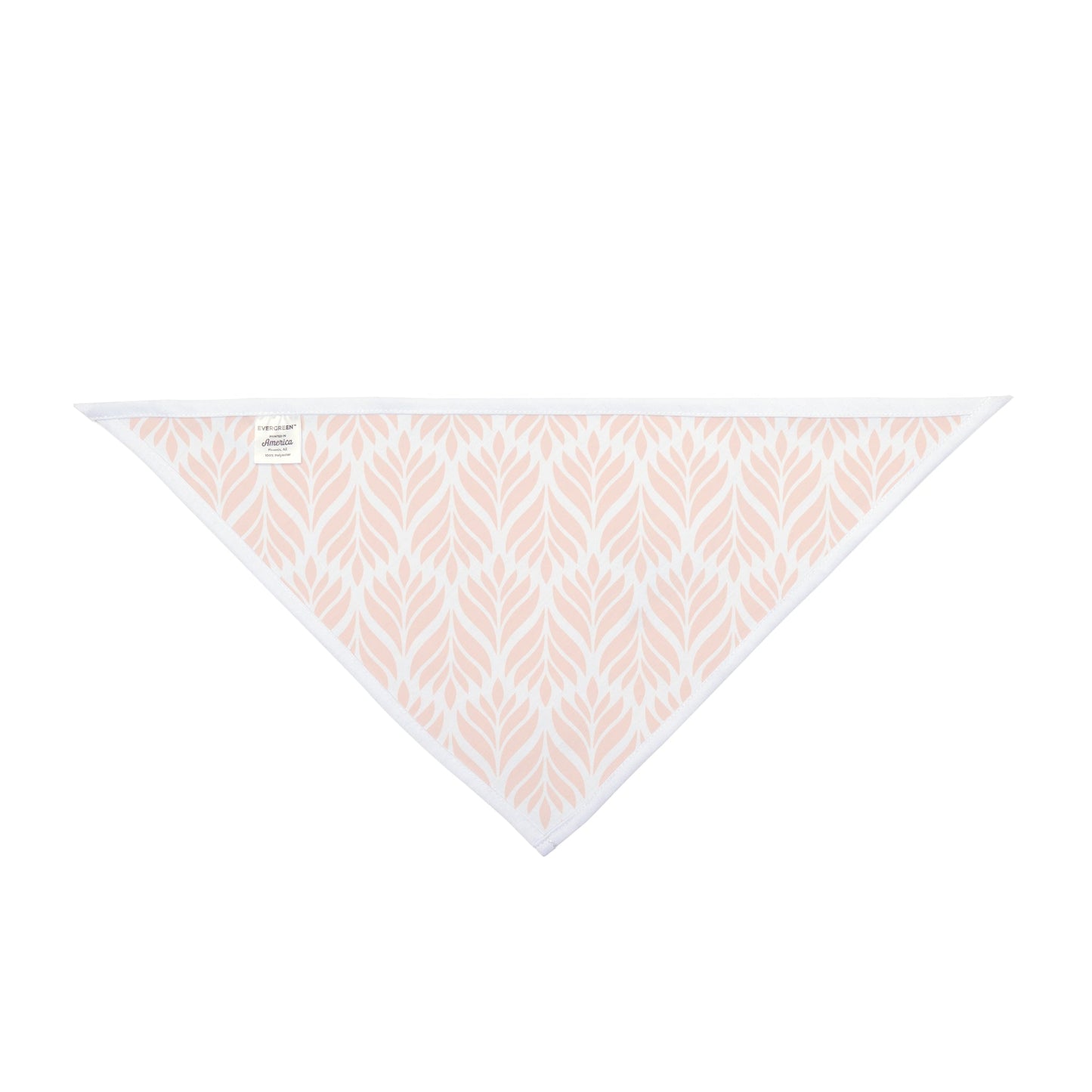 Pet Bandana | Orange & White | Palm
