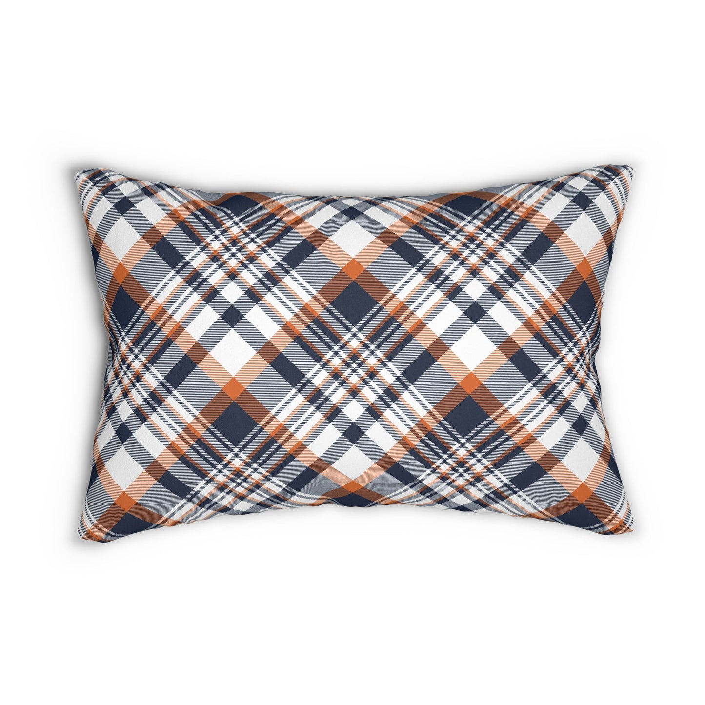 Pillow | Orange & Blue | Tartan