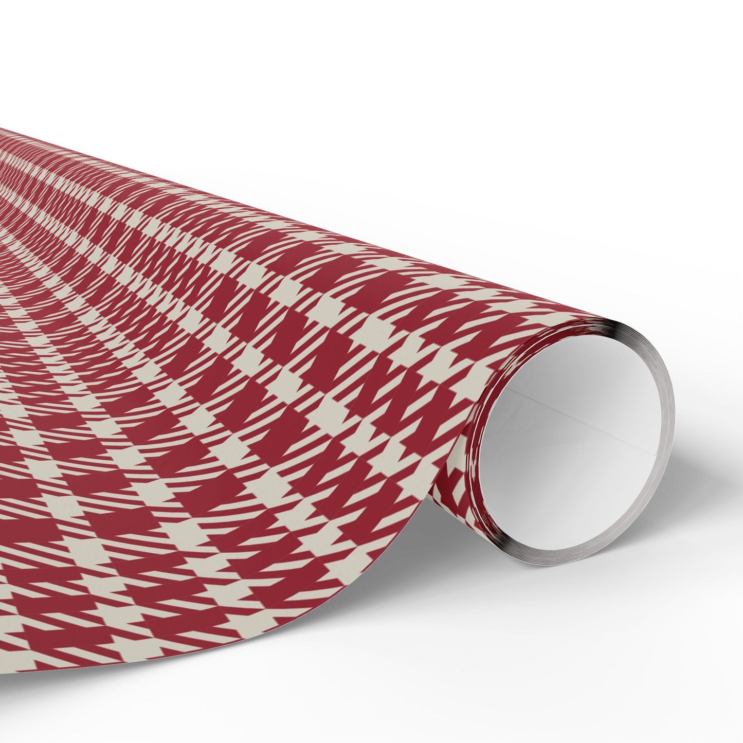 Gift Wrap | Maroon & White | Tweed