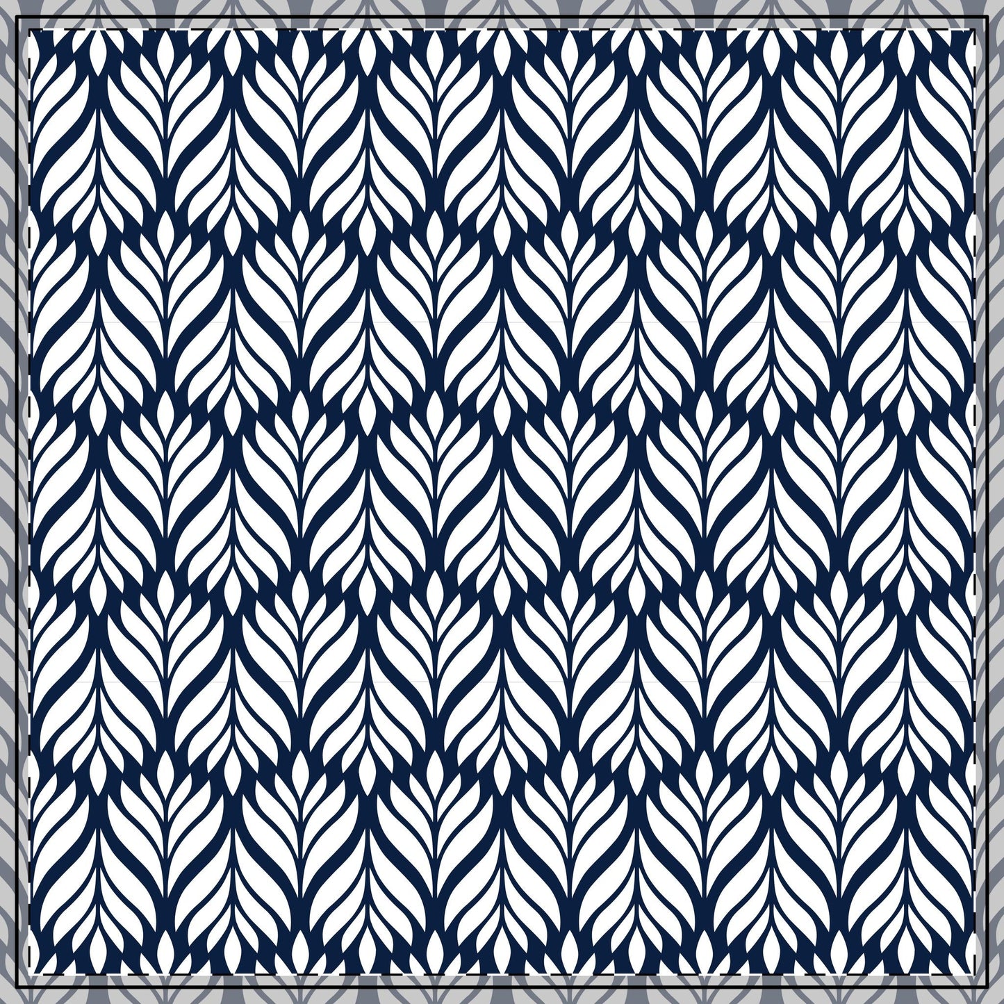 Tablecloth | Navy & White | Palm