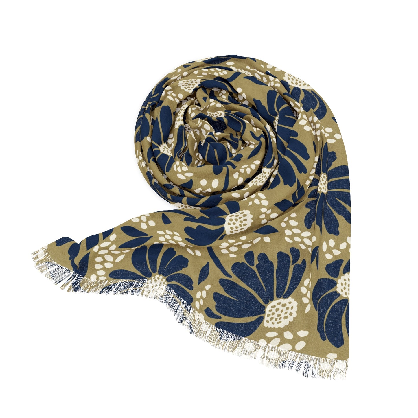 Scarf | Blue & Gold | Bellis