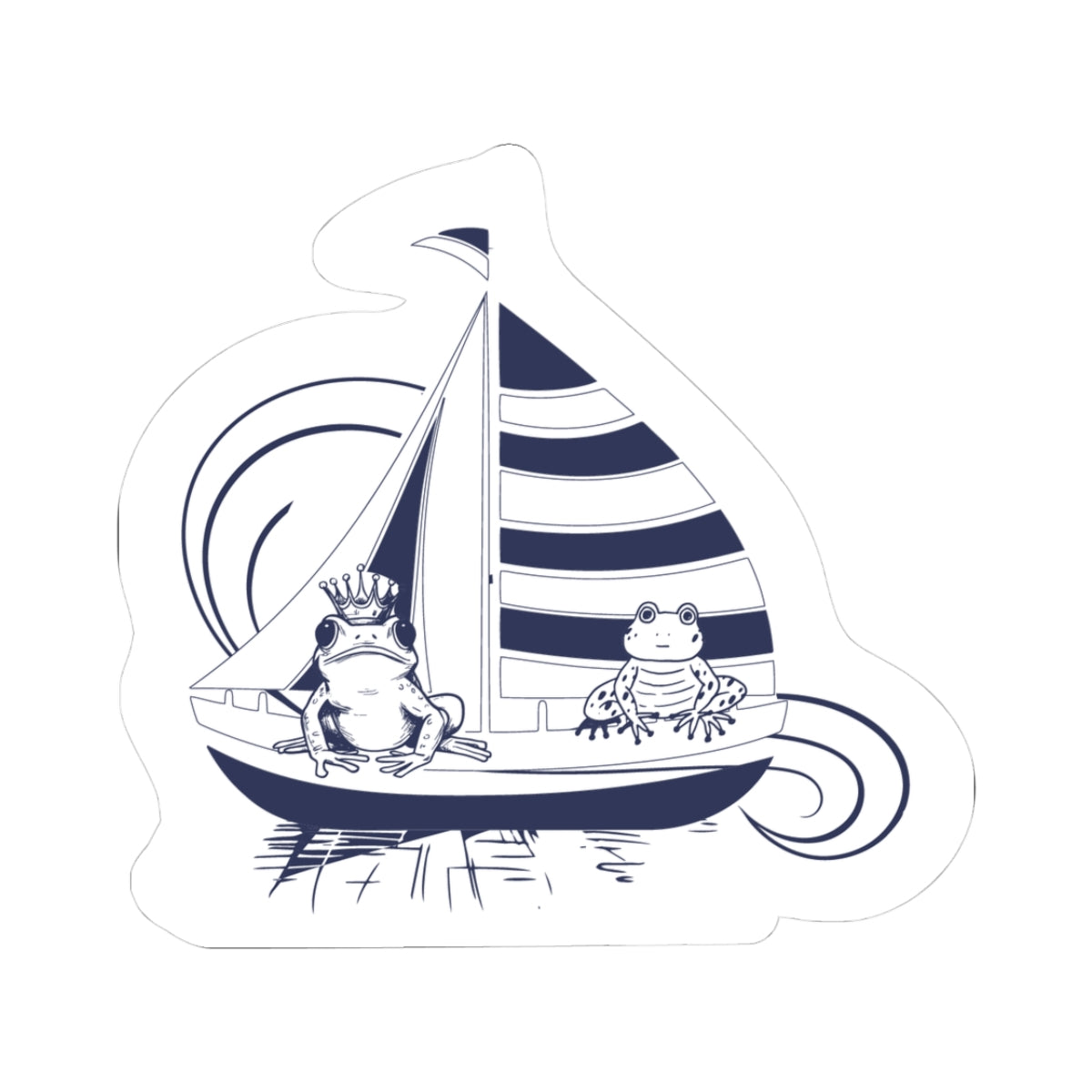 NYP Sticker | Frog Boat