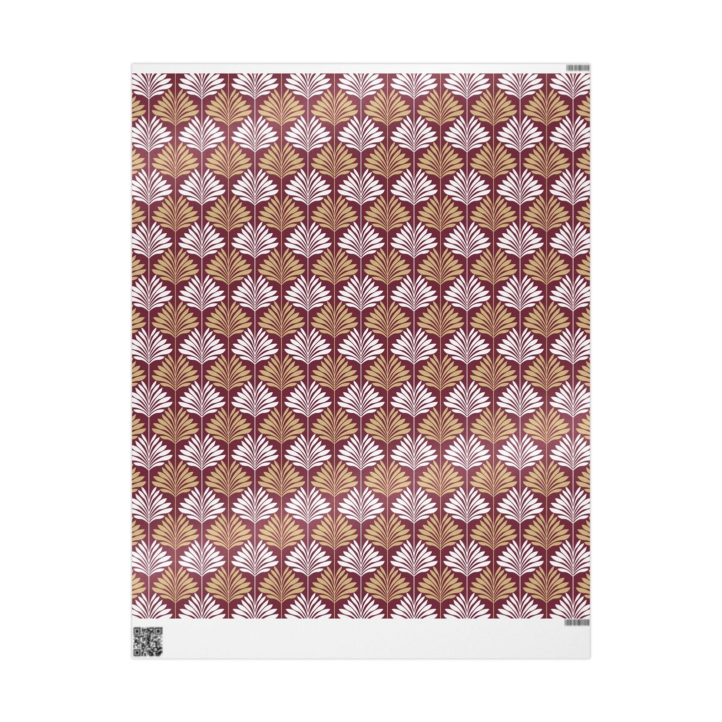 Gift Wrap | Maroon & Gold | Deco
