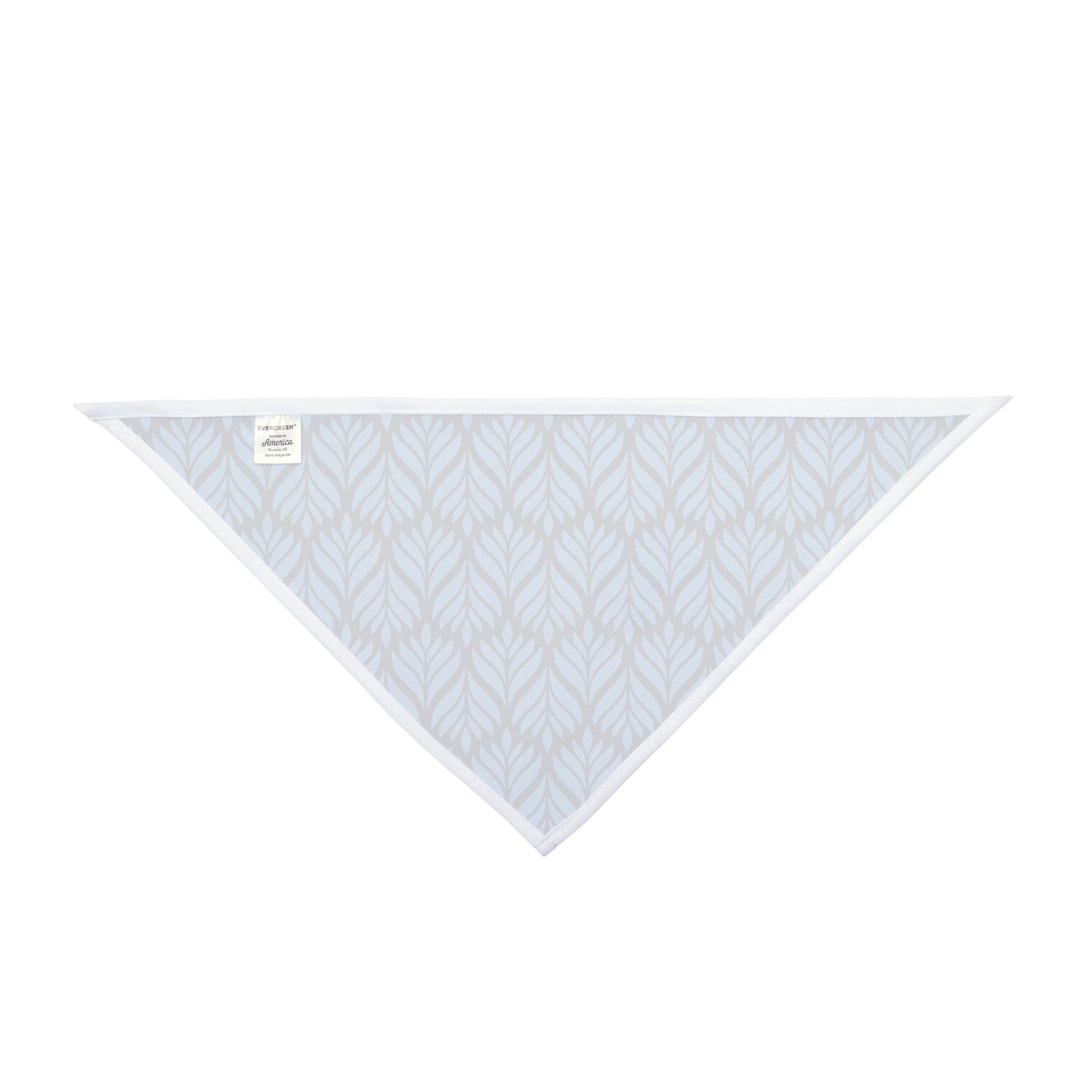 Pet Bandana | Light Blue & White | Palm
