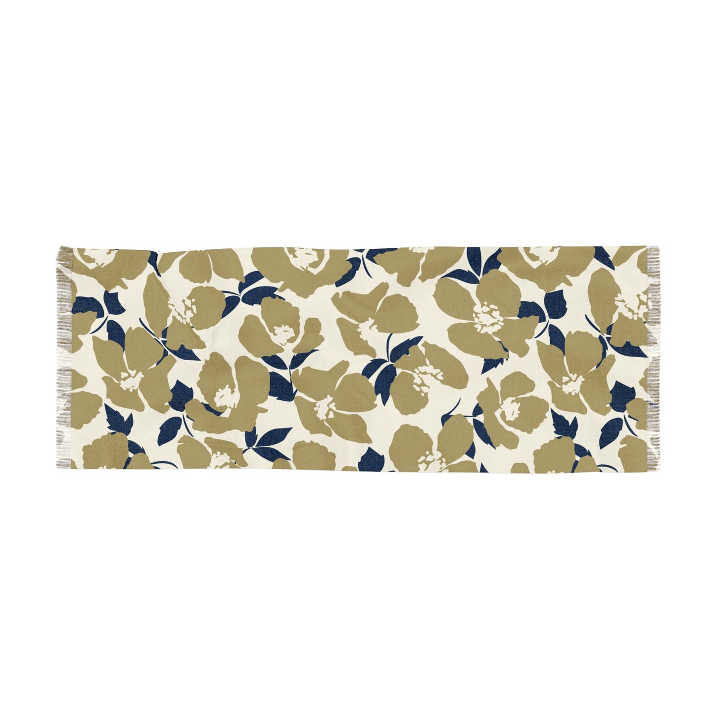 Scarf | Blue & Gold | Poppy