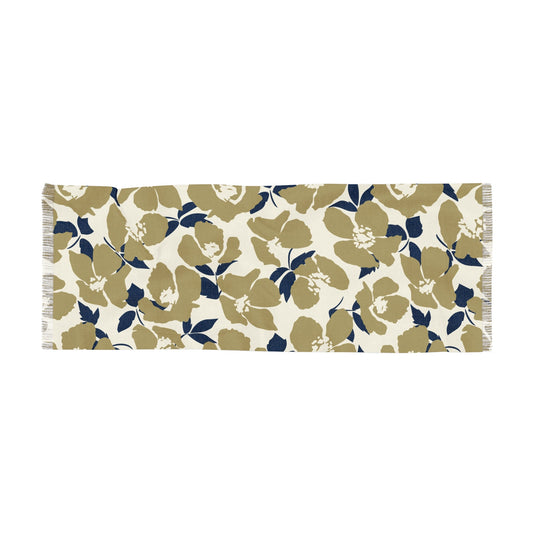 Scarf | Blue & Gold | Poppy