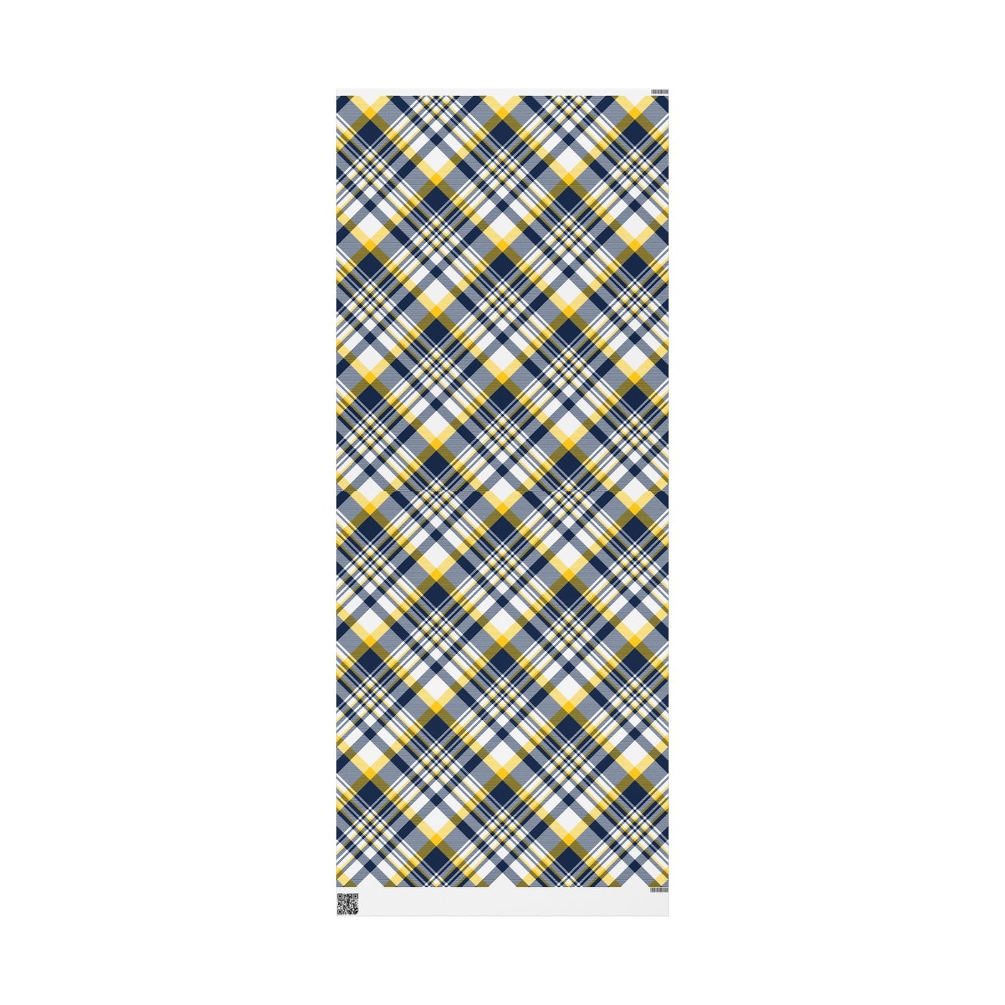 Gift Wrap | Yellow & Blue | Tartan