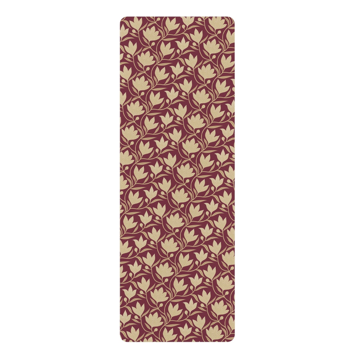 Yoga Mat | Maroon & Gold | Magnolia