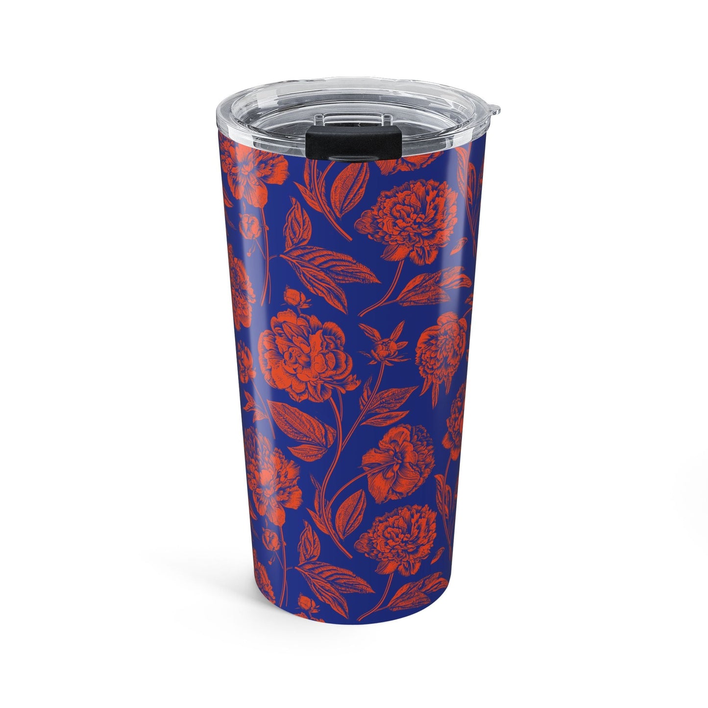 Tumbler | Bright Blue & Orange | Peony