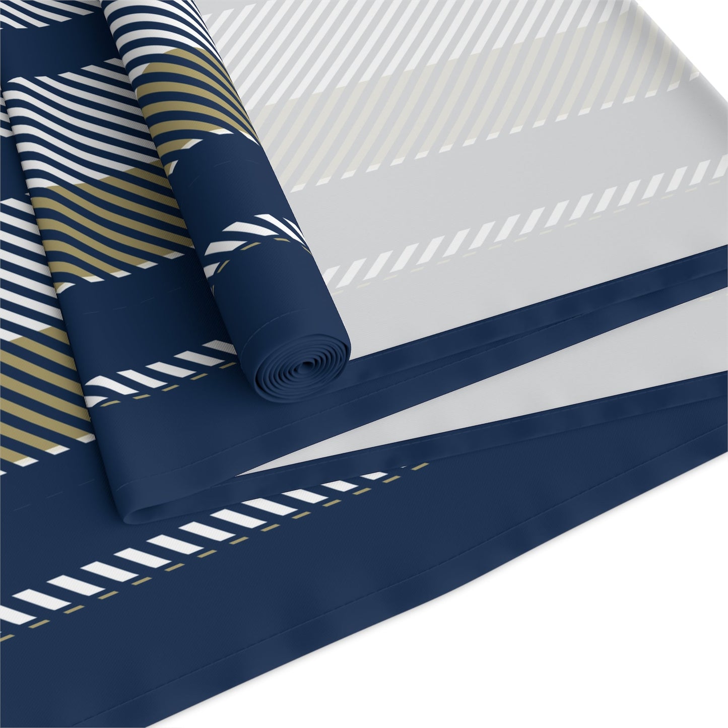 Table Runner | Blue & Gold | Stripe