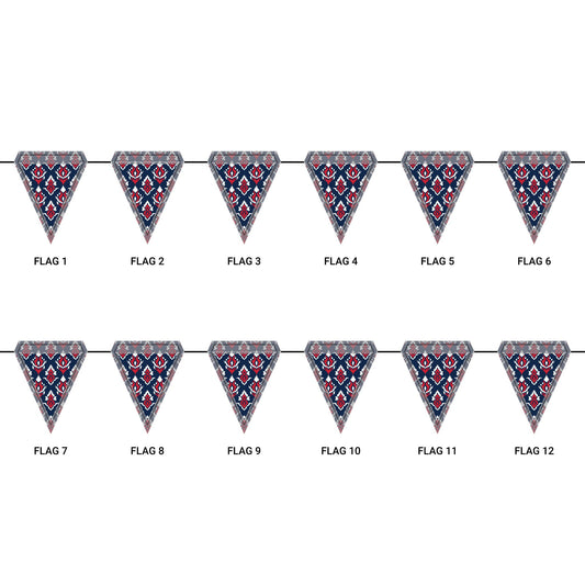 Flag Garland | Oxford, Mississippi | Ikat
