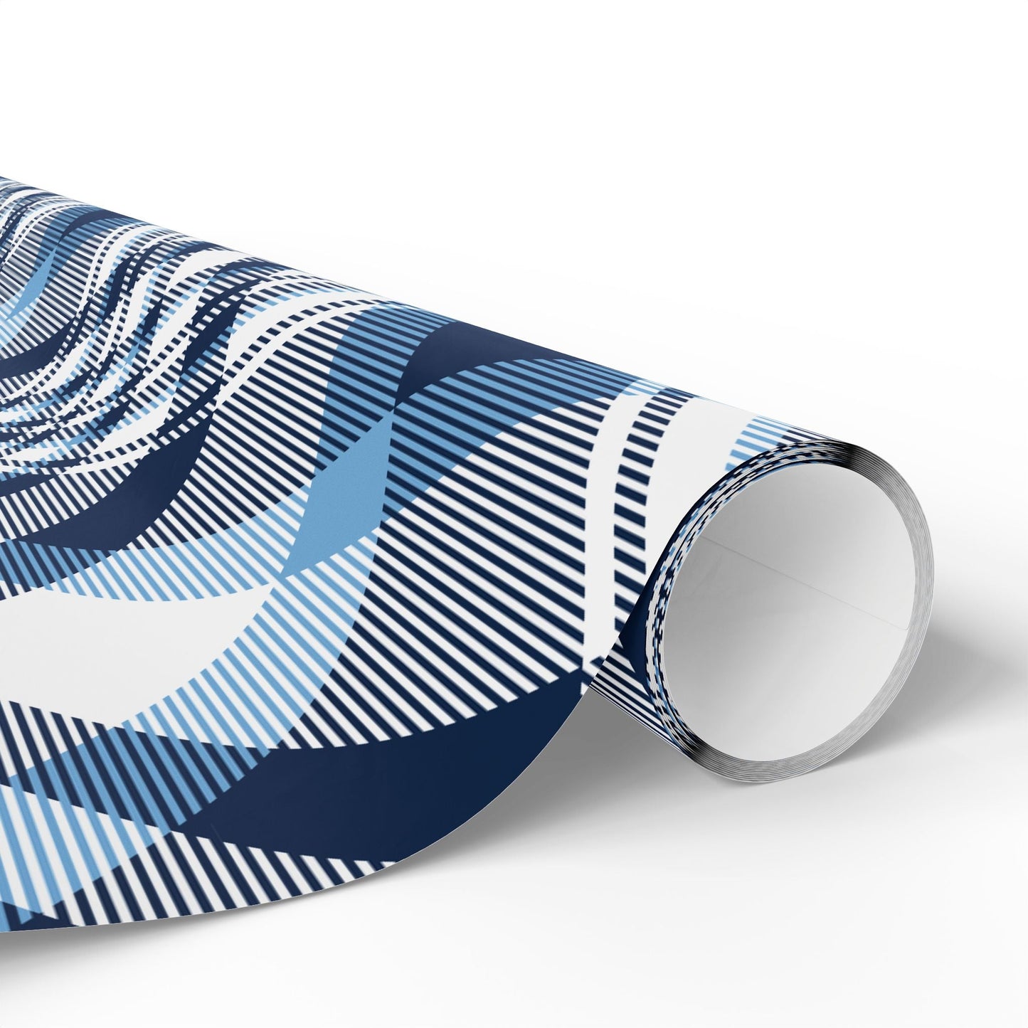 Gift Wrap | Light Blue & White | Tartan