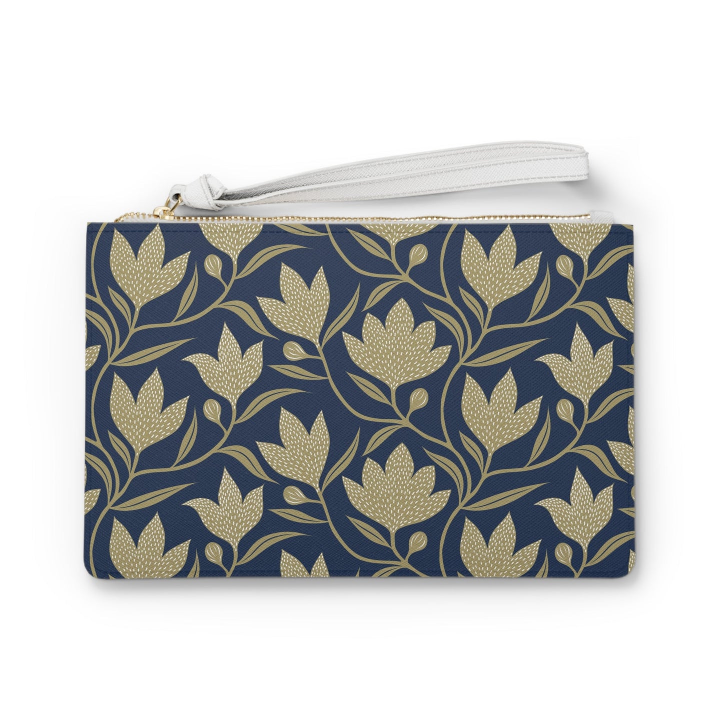 Clutch Bag | Gold & Blue | Magnolia