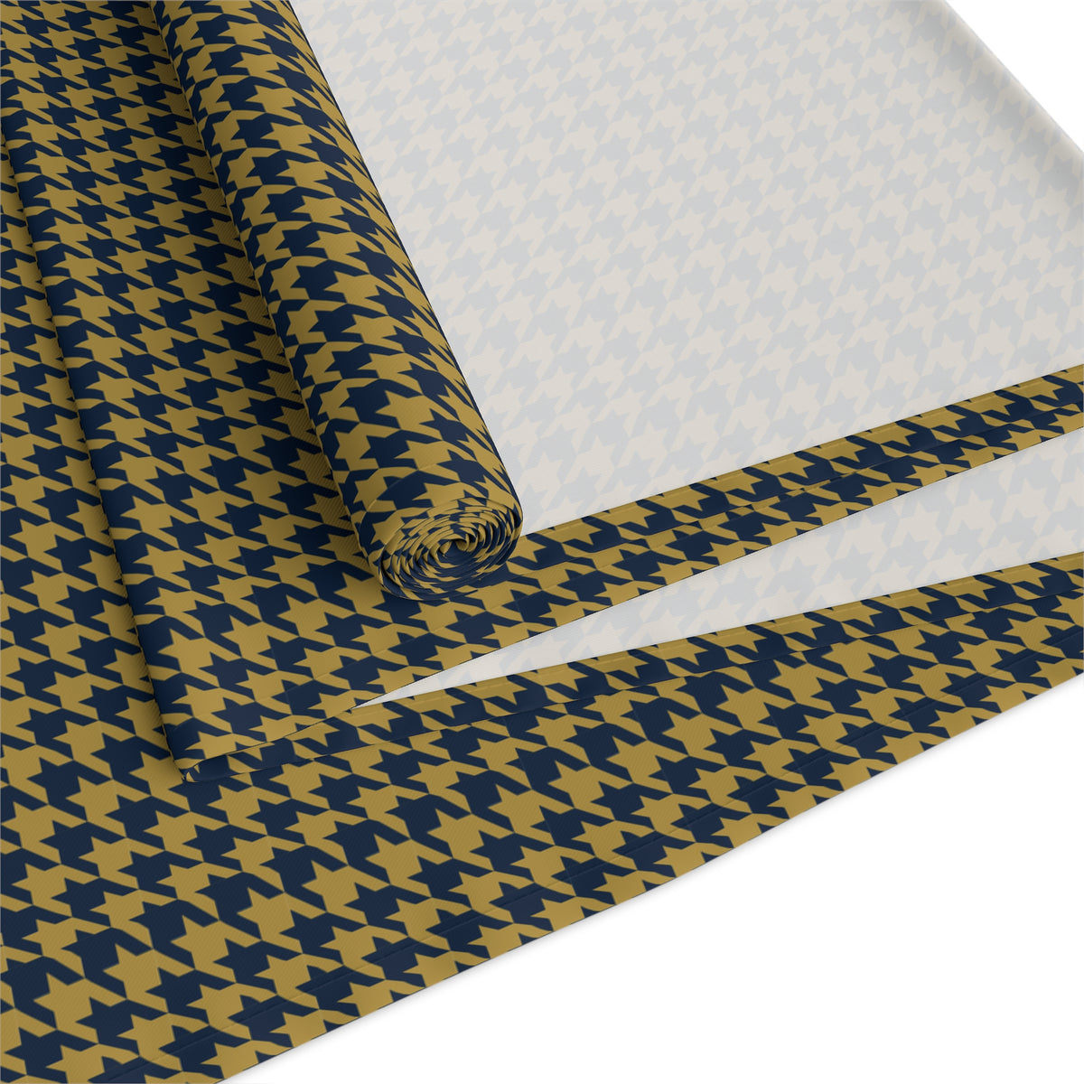 Table Runner | Notre Dame, Indiana | Houndstooth