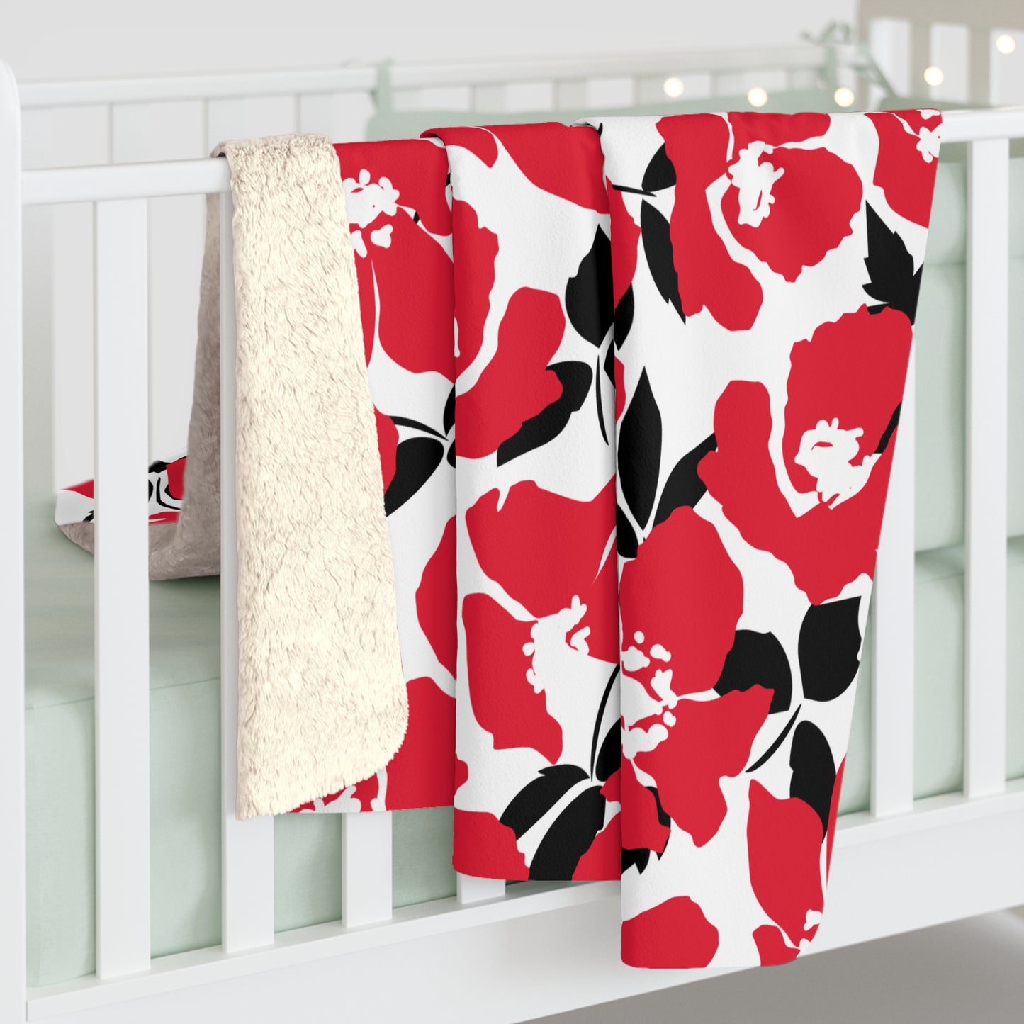 Sherpa Blanket | New Brunswick, New Jersey | Poppy