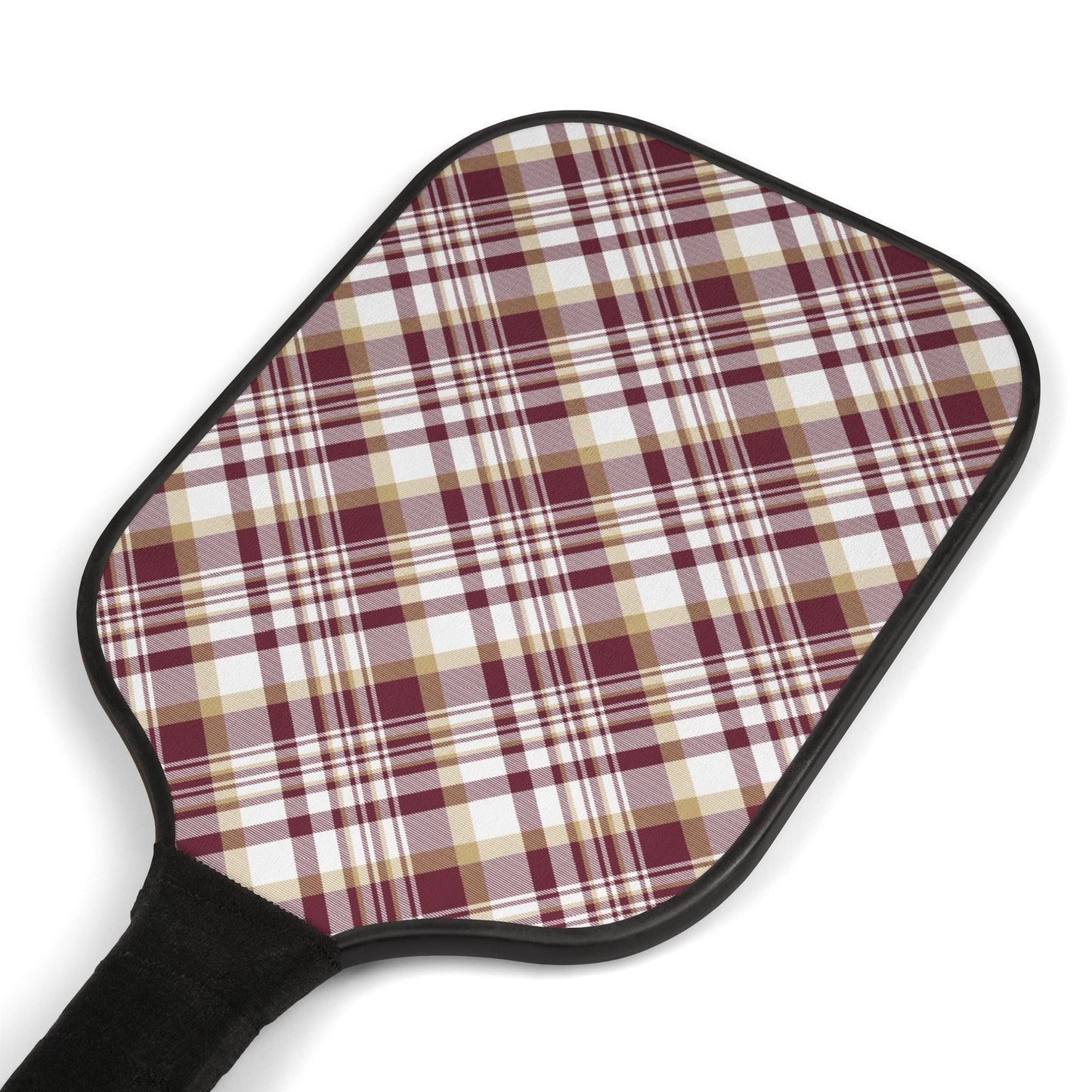 Pickleball Paddle Kit | Maroon & Gold | Tartan