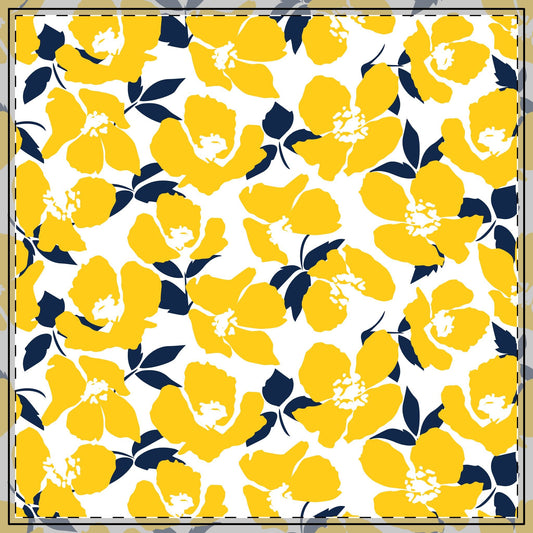 Tablecloth | Yellow & Blue | Poppy