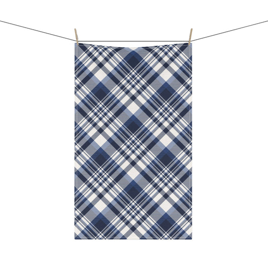 Tea Towel | Navy & White | Tartan