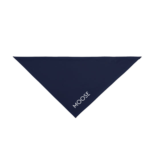 Pet Bandana- Personalized | Navy & White | Dark