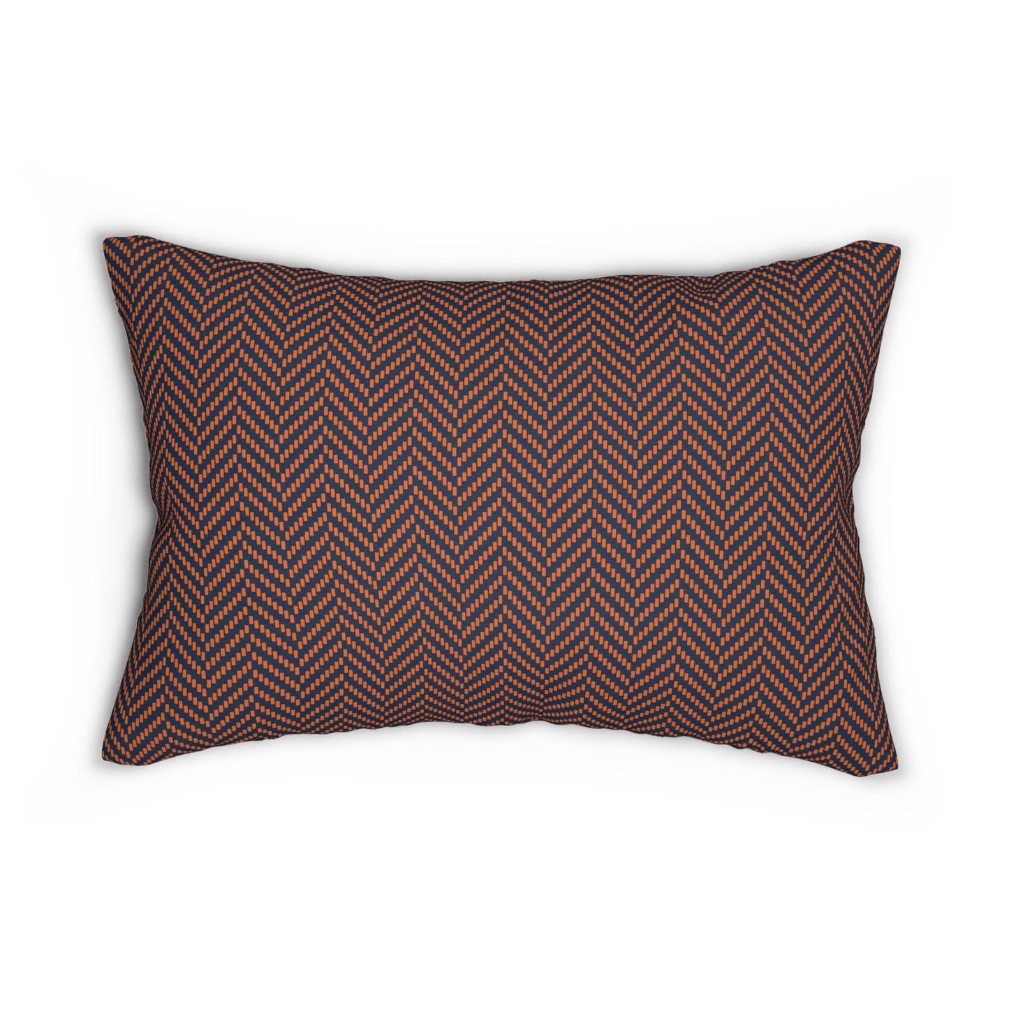 Pillow | Orange & Blue | Herringbone