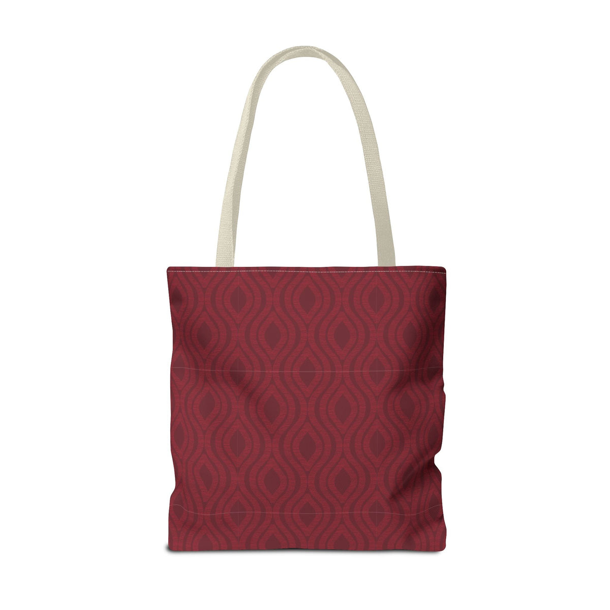 Tote Bag | Maroon & White | Ogee
