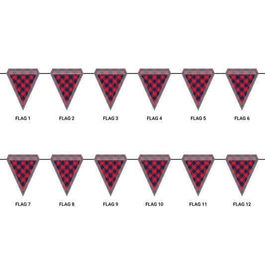 Flag Garland | Oxford, Mississippi | Gingham