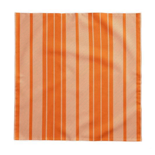 Tablecloth | Orange & White | Stripe
