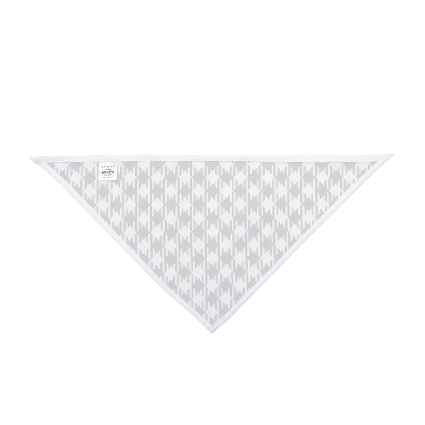 Pet Bandana | Navy & White | Gingham
