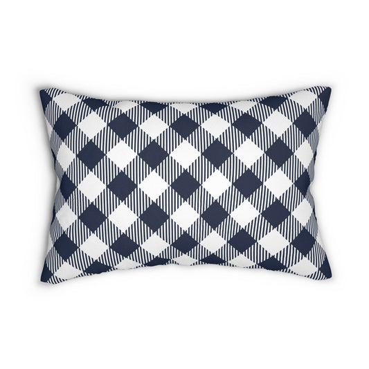 Pillow | Navy & White | Gingham