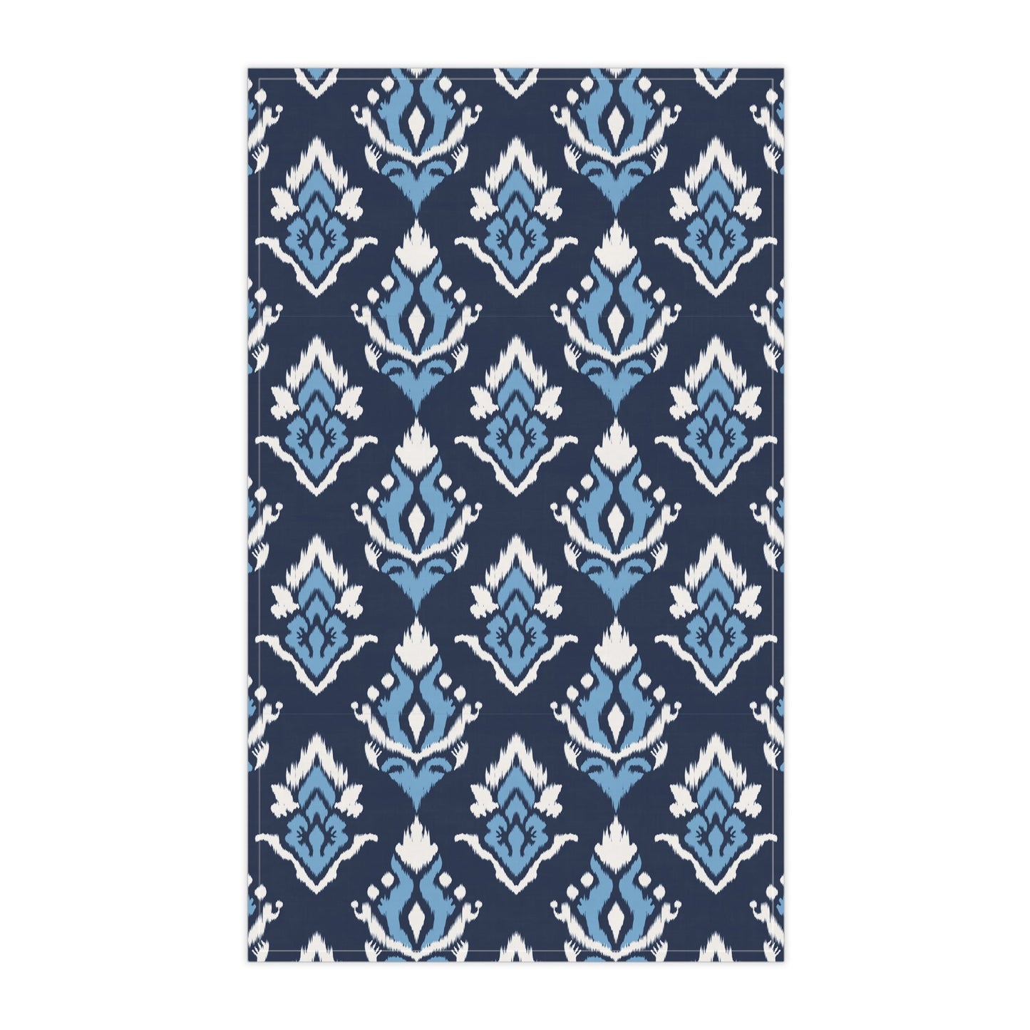 Tea Towels | Light Blue & White | Ikat