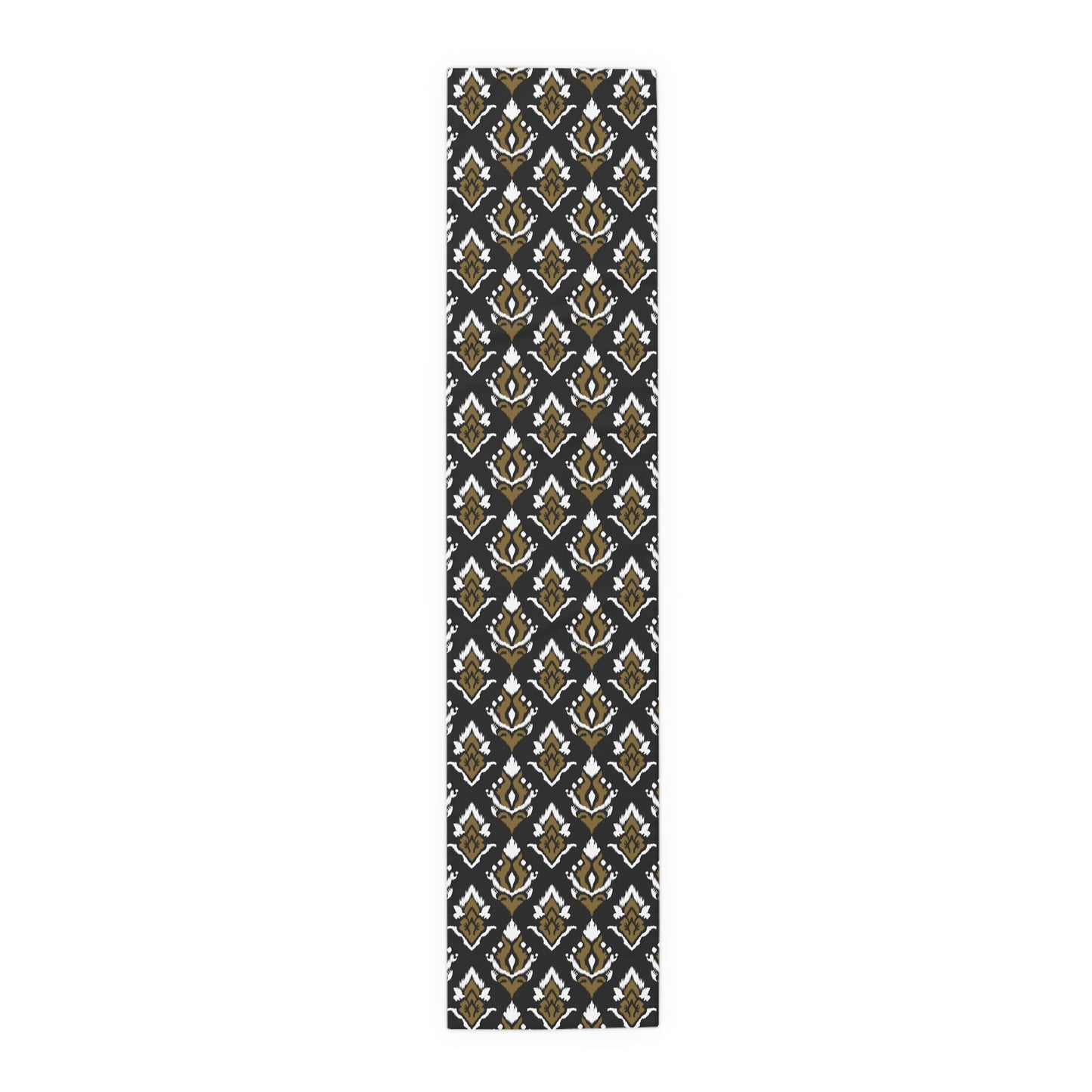 Table Runner | Black & Gold | Ikat