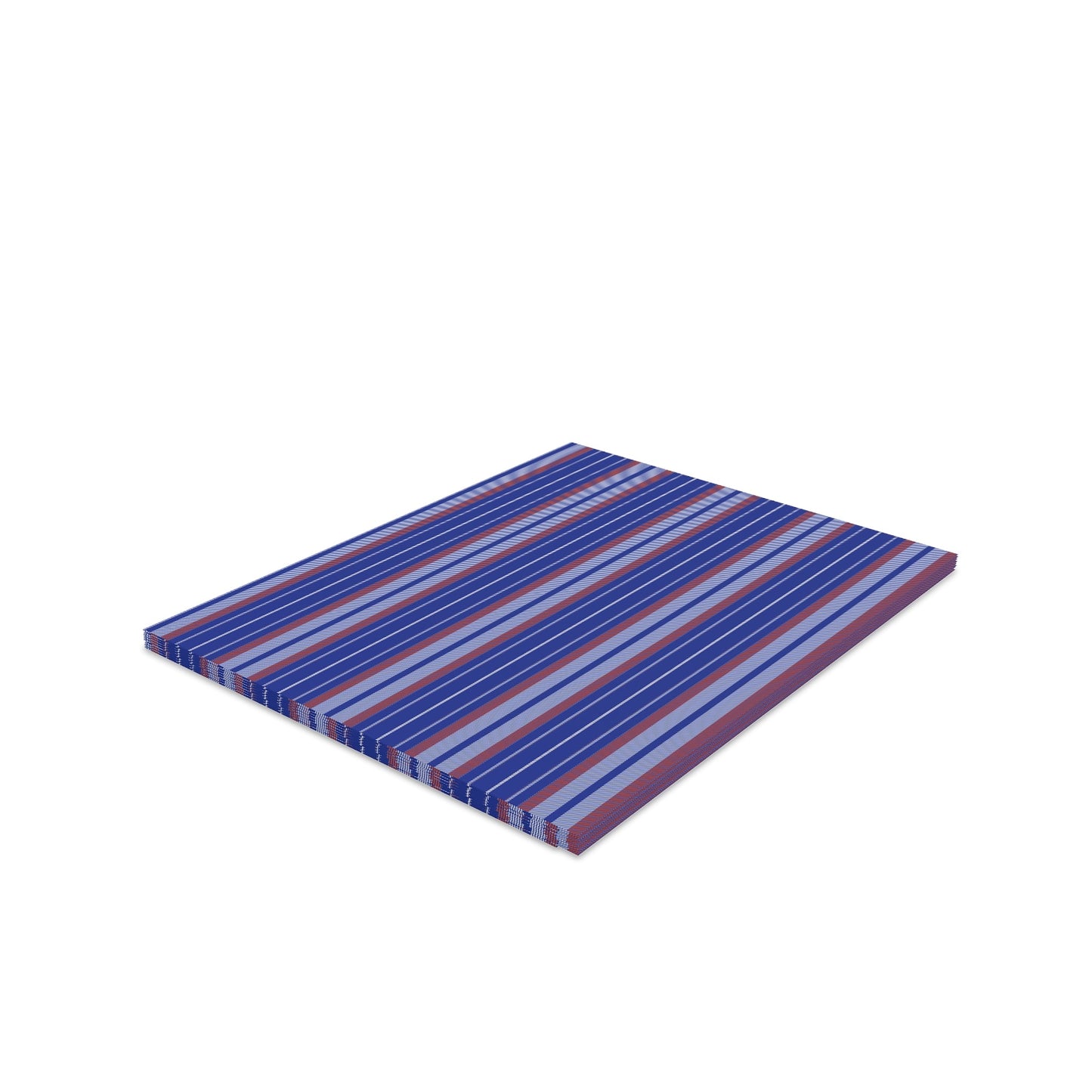 Notecards | Bright Blue & Orange | Stripe