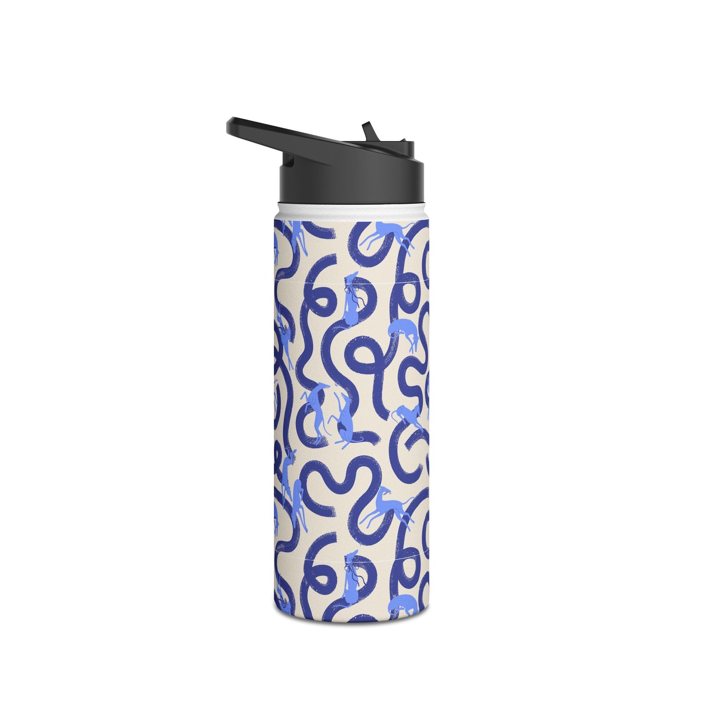Insulated Water Bottle | Greyhounds | Blue Ribbon