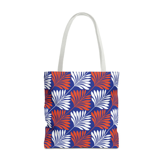 Tote Bag | Bright Blue & Orange | Deco