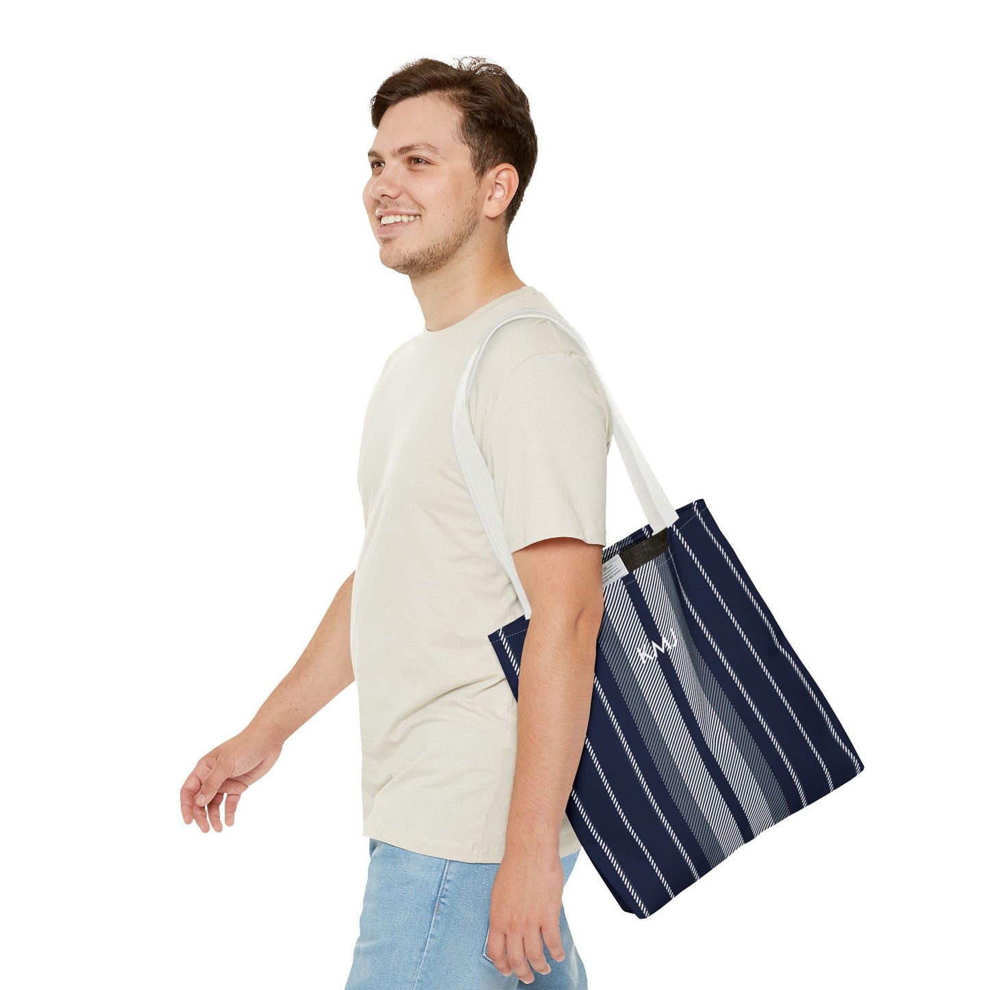 Totes - Personalized | Navy & White | Stripe