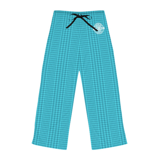 Adult PJ Pants | Greyhounds | Teal Tartan