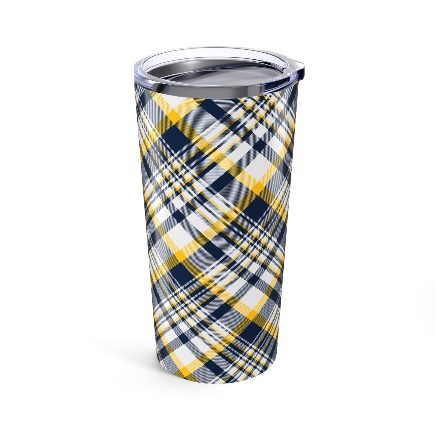 Tumbler | Yellow & Blue | Tartan