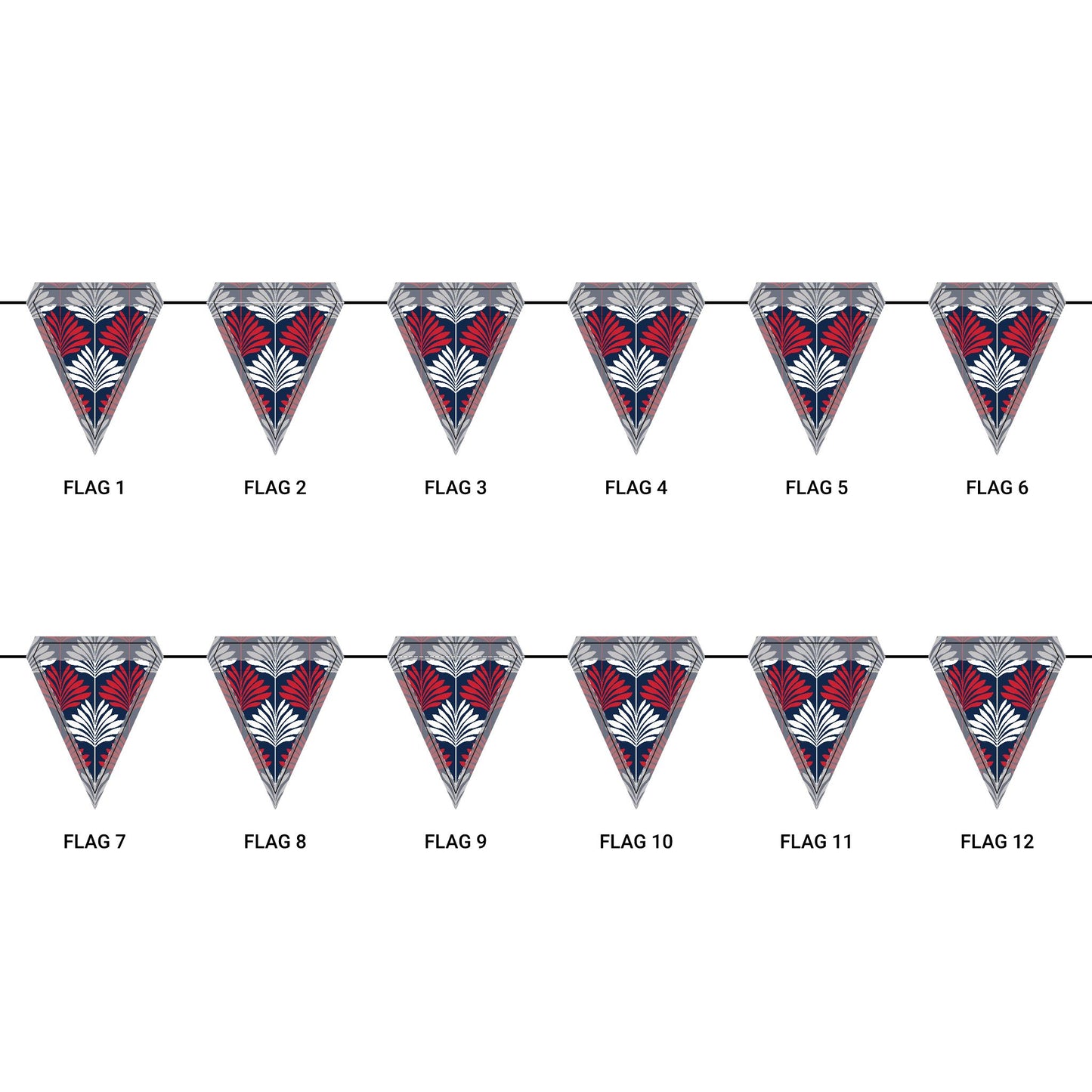 Flag Garland | Oxford, Mississippi | Deco