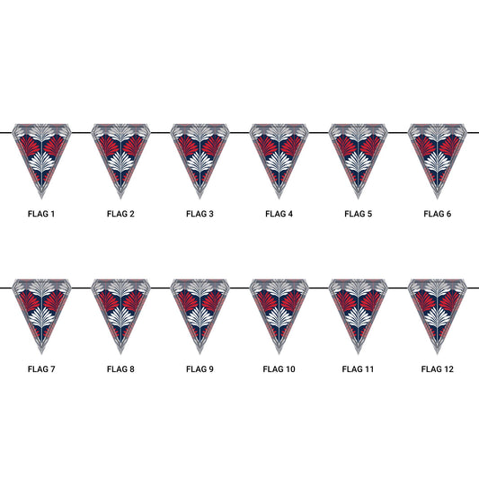 Flag Garland | Oxford, Mississippi | Deco
