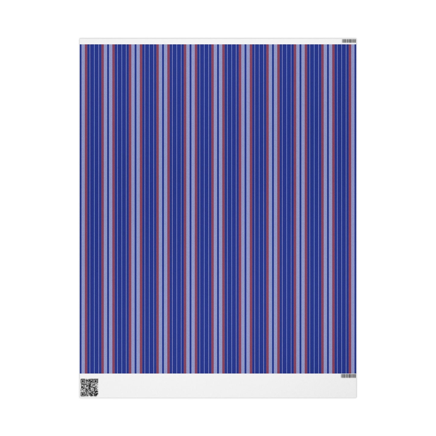 Gift Wrap | Bright Blue & Orange | Stripe