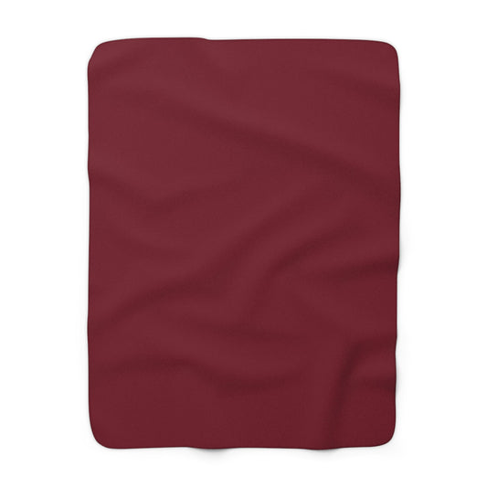 Sherpa Blanket | Red & Yellow | Dark