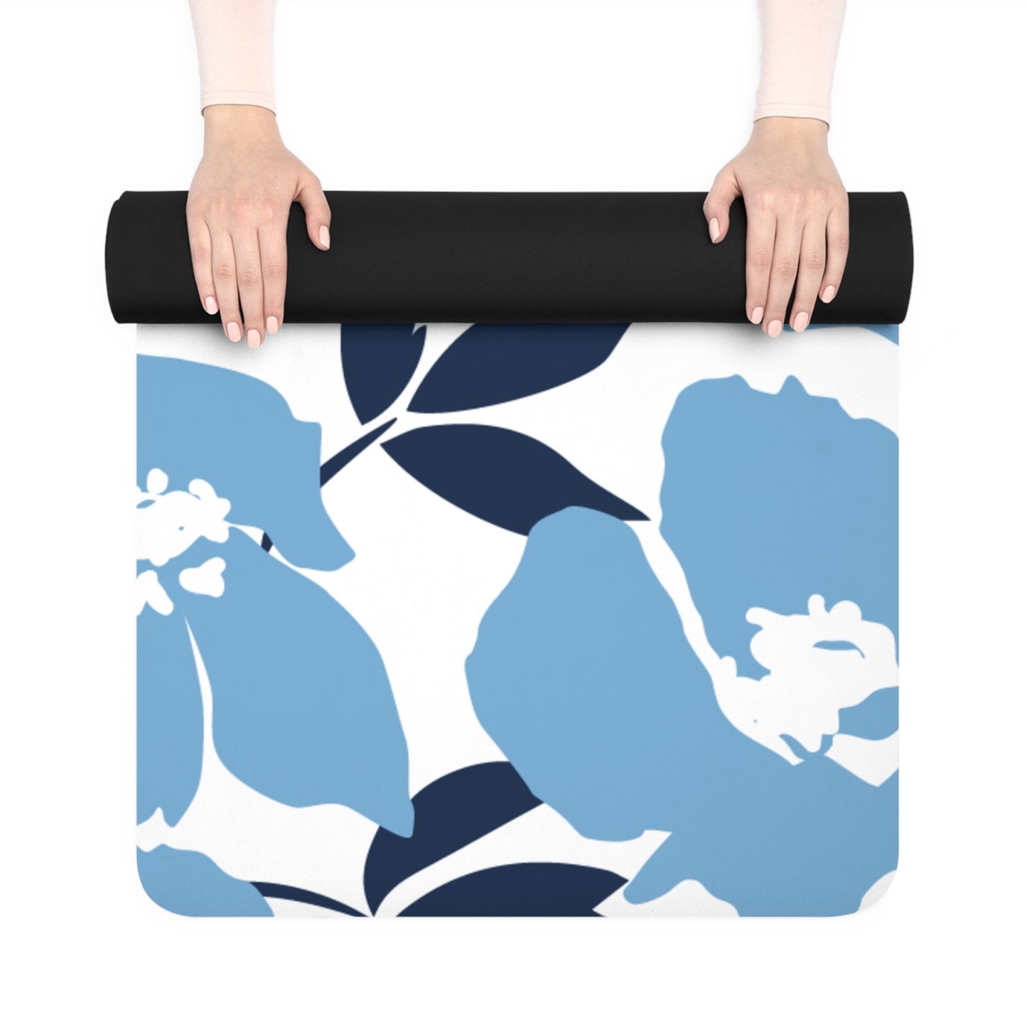 Yoga Mat | Light Blue & White | Poppy