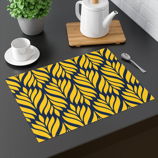 Placemat | Yellow & Blue | Palm