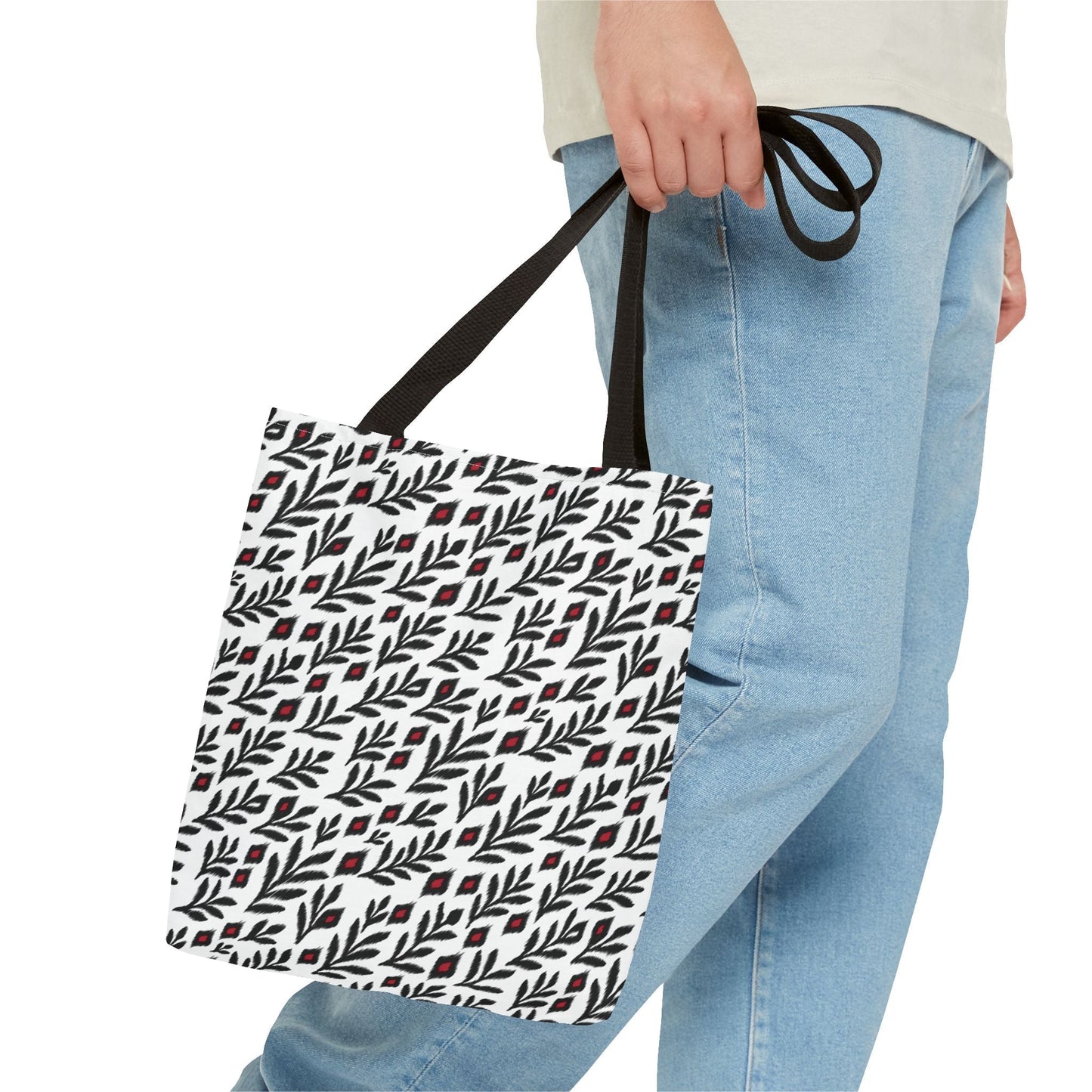 Tote Bag | Red & Black | Laurel