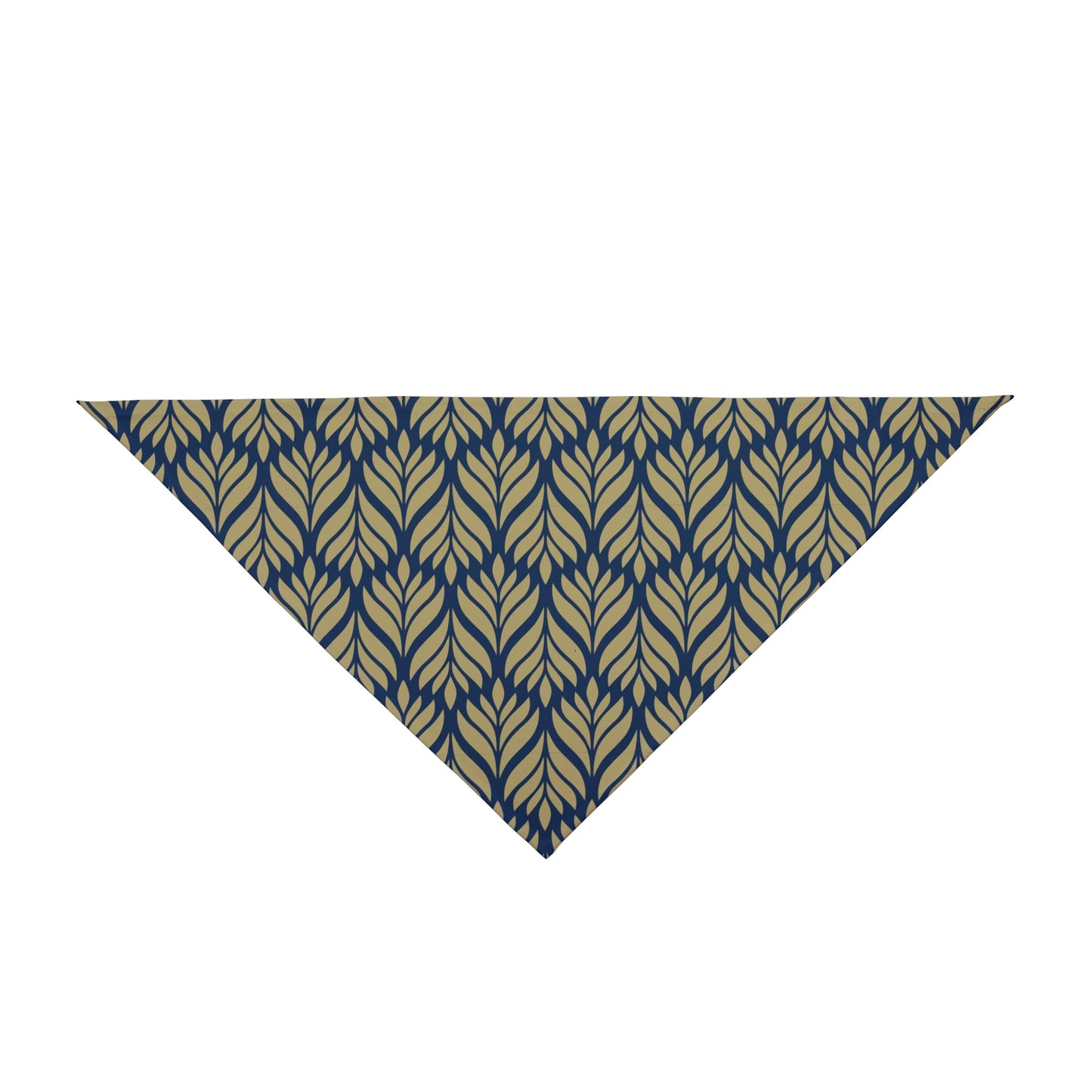 Pet Bandana | Blue & Gold | Palm